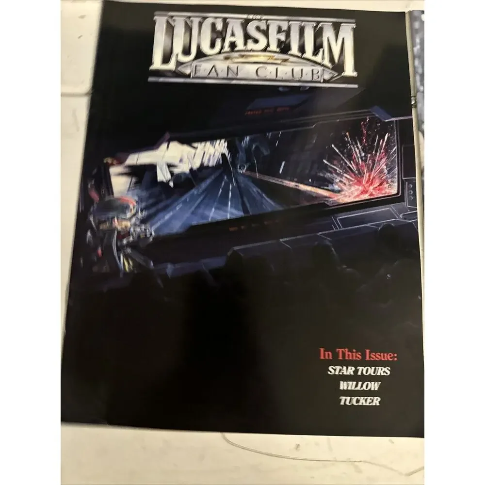 3 Lucasfilm‎ Fan Club Magazine Lot George Lucas Star Wars Willow 1987 1 2 1989 6